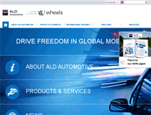 Tablet Screenshot of aldautomotive.com